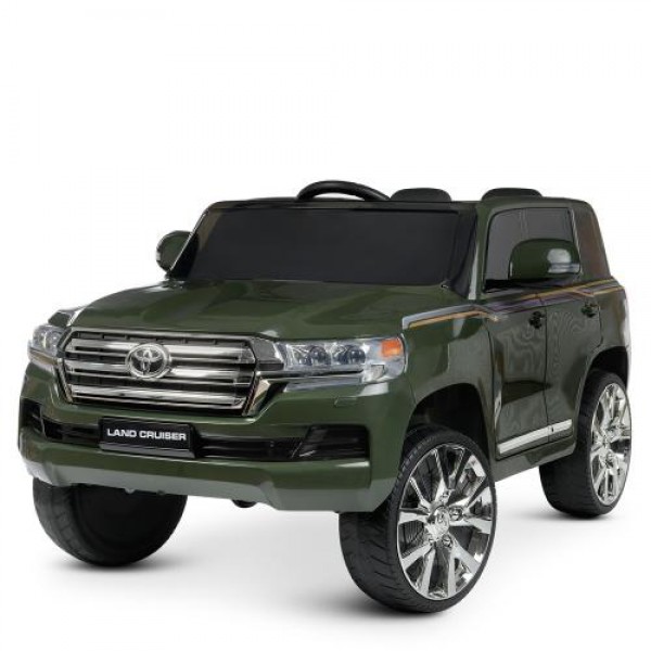 Дитячий електромобіль Toyota Land Cruiser  JJ2022EBLR-10 хакі