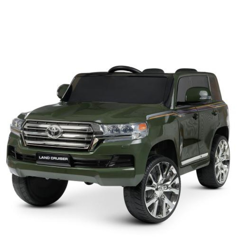 Дитячий електромобіль Toyota Land Cruiser JJ2022EBLR-10 хакі