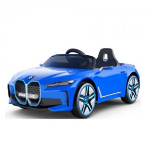 Детский электромобиль BMW I4 JE1009EBLR-4(4WD) синий
