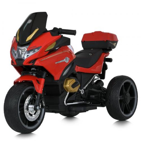 Детский трехколесный мотоцикл на аккумуляторе Bambi Racer M 5830EBLR-3