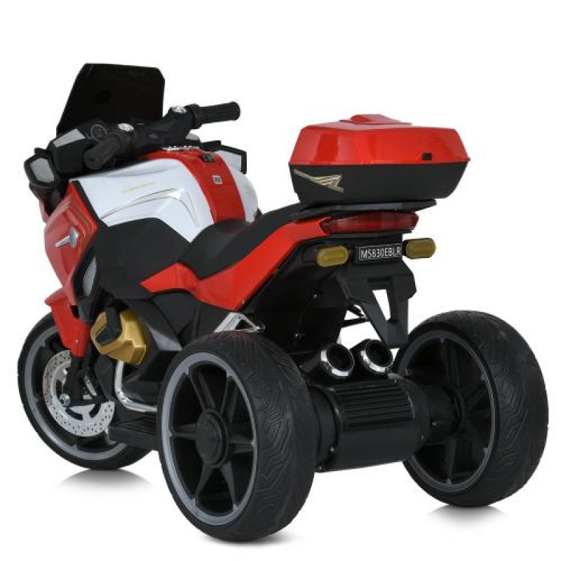 Дитячий триколісний мотоцикл на акумуляторі Bambi Racer M 5830EBLR-3