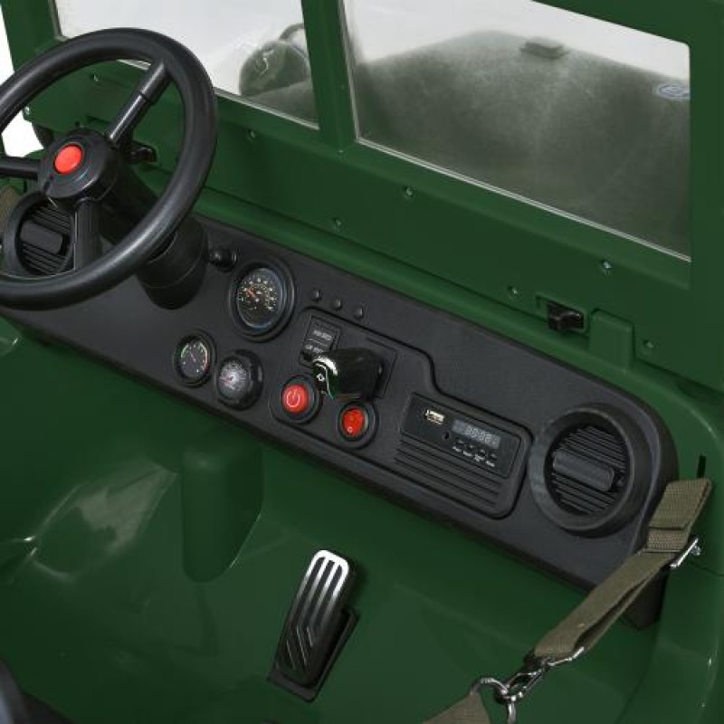 Детский электромобиль Джип Willys M 5861EBLR-10(24V)