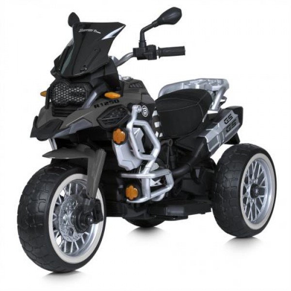 Детский трехколесный мотоцикл Bambi Racer M 5074EL-11 черный