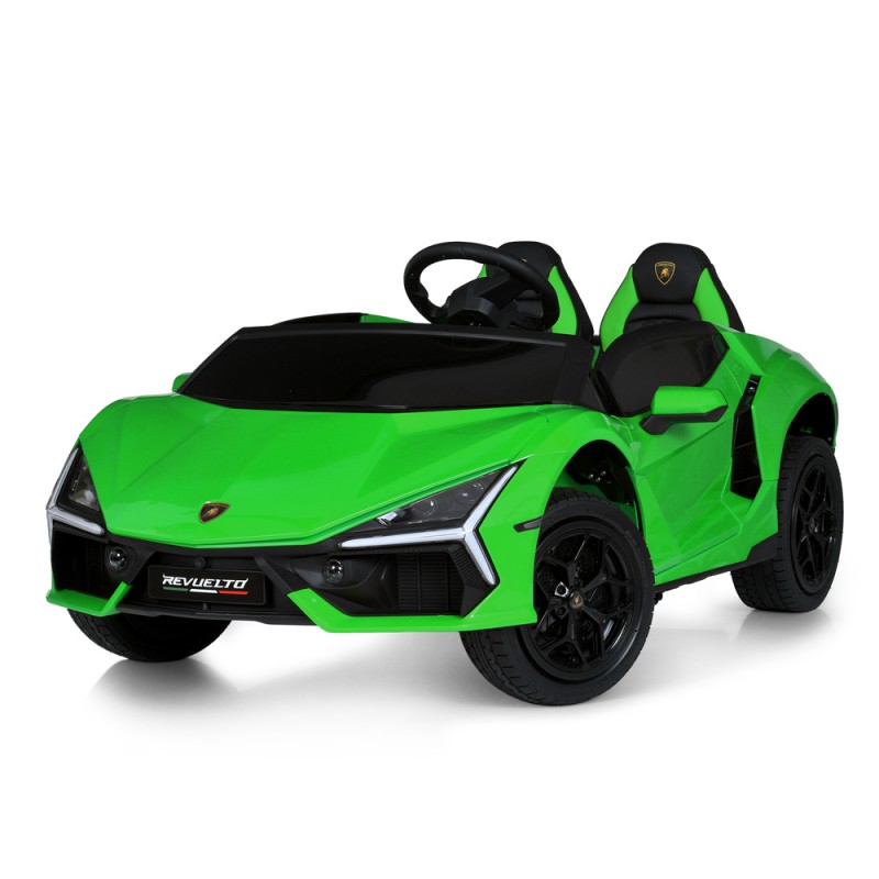 Детский спортивный электромобиль Lamborghini Revuelto STRONG, двухместный, M 6151AL-5(24V) зеленый