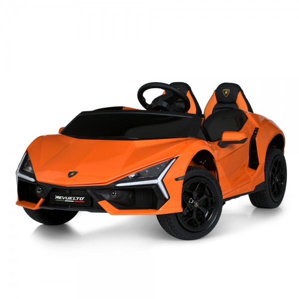 Детский спортивный электромобиль Lamborghini Revuelto STRONG, двухместный, M 6151AL-7(24V) оранжевый
