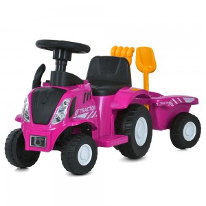 Дитячий толокар Трактор з причепом на акумуляторі Bambi Racer M 6153B-8