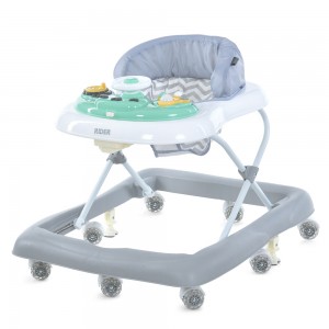 Дитячі ходунки музичні зі світловими ефектами EL CAMINO RIDER ME 1185 Grey сірий