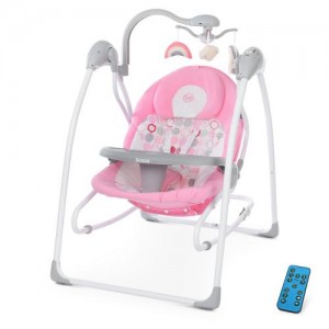 Дитячий центр, що гойдає (підлогова гойдалка) для новонароджених EL CAMINO SENSA ME 1028 Circles Pink