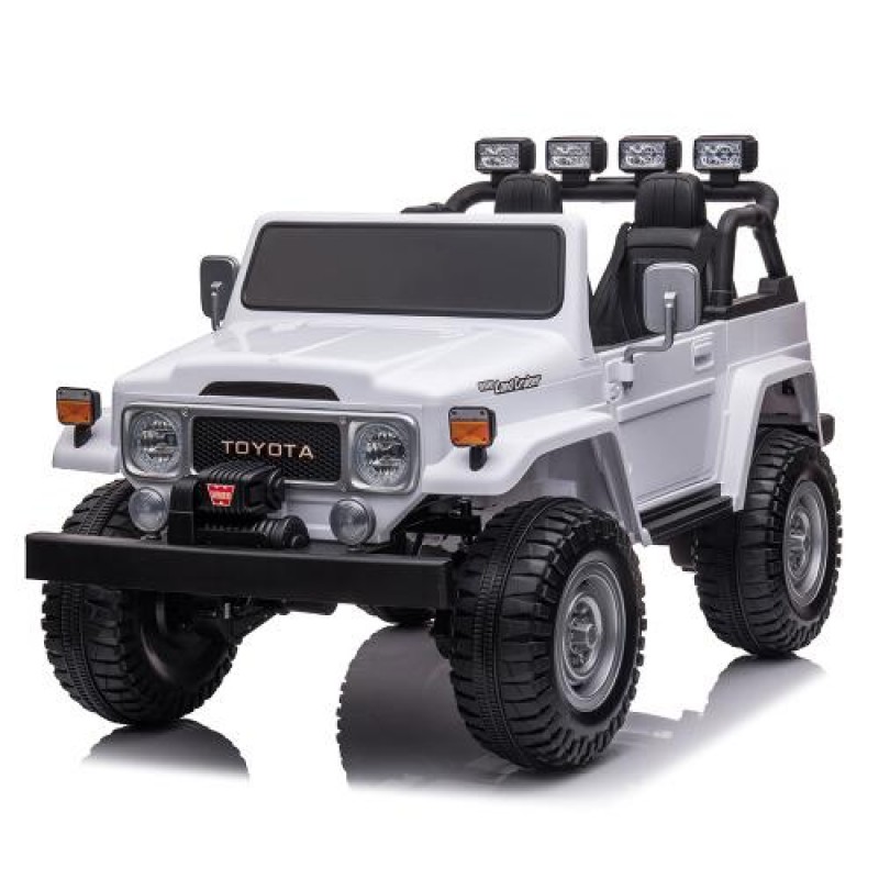 Дитячий електромобіль Toyota Land Cruiser M 4968EBLR-1(24V) білий