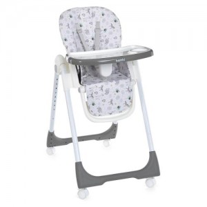 Стільчик для годування з регульованою спинкою BAMBI M 5673-11 сірий