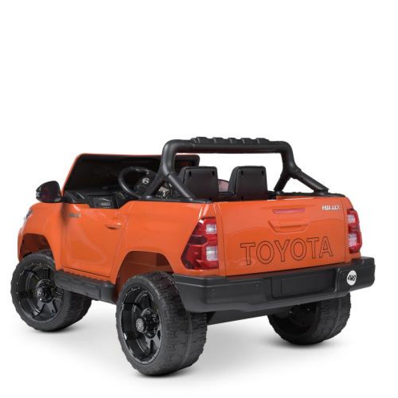 Дитячий електромобіль Toyota Hilux M 4919EBLRS-7 помаранчевий