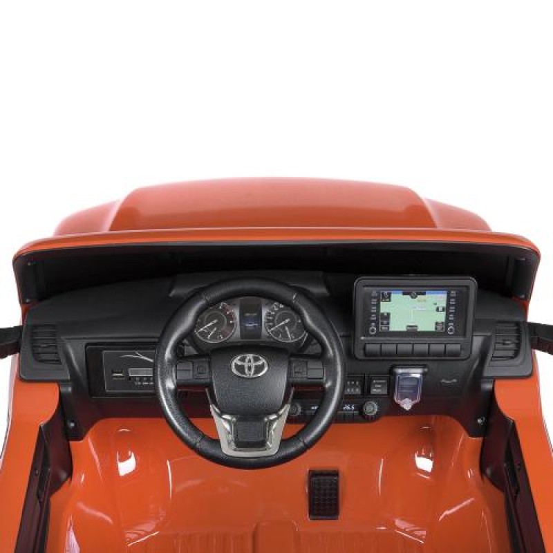 Дитячий електромобіль Toyota Hilux M 4919EBLRS-7 помаранчевий