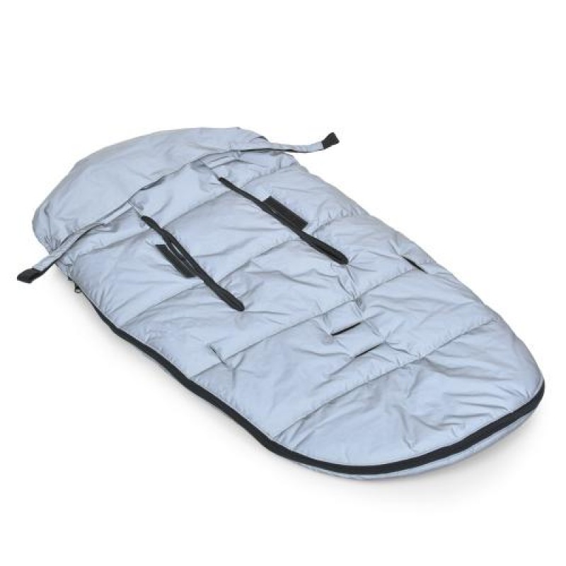 Зимний конверт в коляску EL CAMINO ME 1131 Footmuff Plus Reflective серый