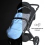 Зимовий конверт в коляску EL CAMINO ME 1131 Footmuff Plus Reflective сірий