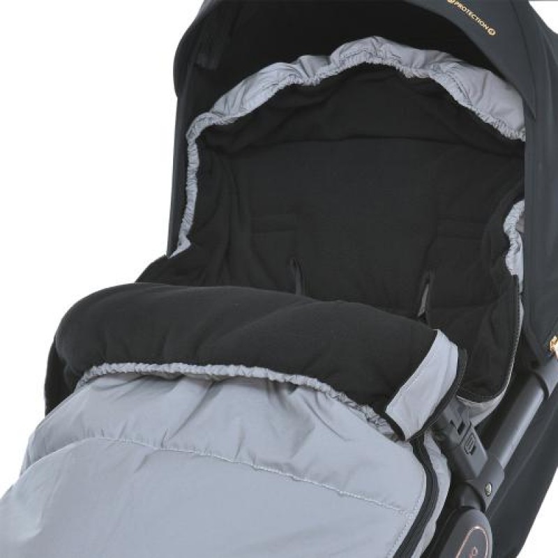 Зимний конверт в коляску EL CAMINO ME 1131 Footmuff Plus Reflective серый