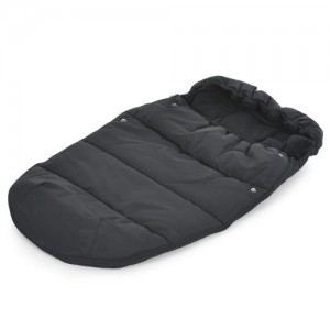 Зимовий конверт в коляску EL CAMINO ME 1131 Footmuff Plus Black чорний