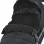 Зимний конверт в коляску EL CAMINO ME 1131 Footmuff Plus Black черный