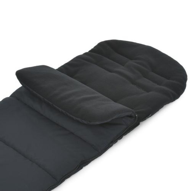 Зимовий конверт в коляску EL CAMINO ME 1130 Footmuff Basic Black чорний