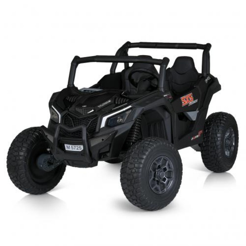 Детский двухместный электрмобиль Багги M 5725EBLR-2(24V) черный