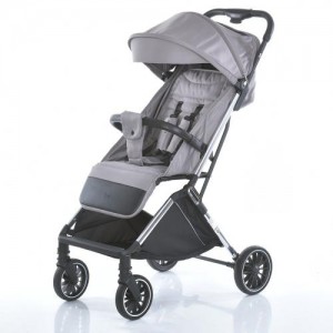Детская прогулочная коляска EL CAMINO LINK ME 1129 Silver Striped серый