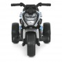 Дитячий триколісний електромотоцикл Bambi Racer M 6262EL-11 - для дітей до 4 років, акумуляторний, з музикою, світлом та Bluetooth, сірий