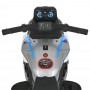 Дитячий триколісний електромотоцикл Bambi Racer M 6262EL-11 - для дітей до 4 років, акумуляторний, з музикою, світлом та Bluetooth, сірий