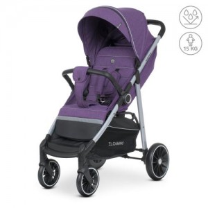 Детская прогулочная коляска EL CAMINO SIENA ME 1095 Violet фиолетовый