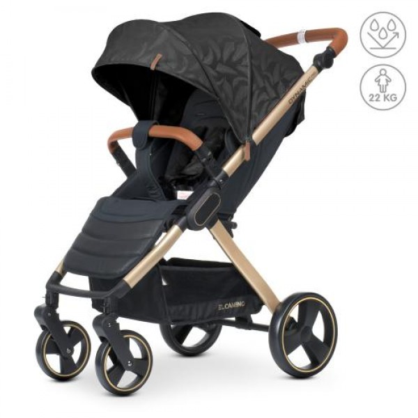 Коляска прогулочная EL CAMINO DYNAMIC PRO ME 1053G Special Black черный