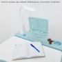 Дитяча парта BAMBI M 4428-12 з регульованою висотою, LED-лампою та підставкою для книг, блакитний