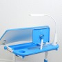 Дитяча парта BAMBI M 4428-4 з регульованою висотою, LED-лампою та підставкою для книг, синій