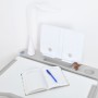 Регулируемая детская парта BAMBI M 5068-11 с LED-лампой, подставкой для книг и выдвижным ящиком, серая
