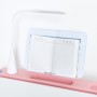 Регульована дитяча парта BAMBI M 5068-8-2 з LED-лампою, підставкою для книг та висувною полицею, рожева