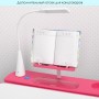 Парта шкільна BAMBI M 4428-8 регульована зі стільцем та LED лампою рожевий
