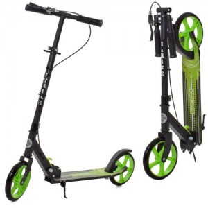 Самокат iTrike SR 2-051-1-G черно-зеленый