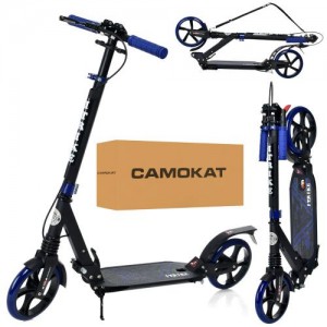 Самокат iTrike SR 2-018-10-BBL чорно-синій