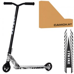 Самокат трюковый iTrike SR 2-066-6-WP1 бело-черный