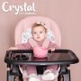 Детский стульчик для кормления EL CAMINO CRYSTAL ME 1037-B Rose Gold розовый