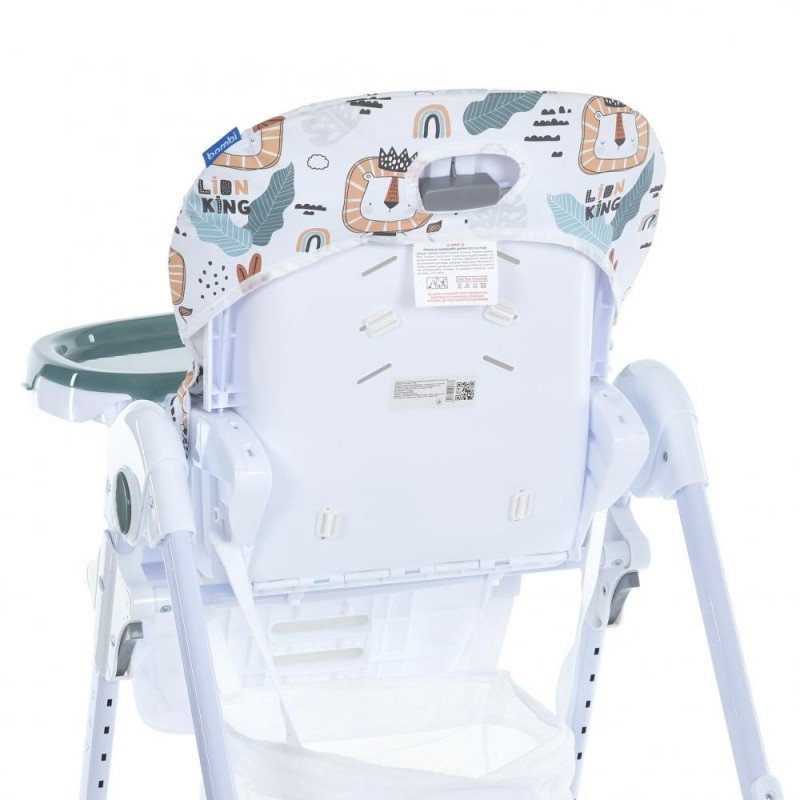 Стільчик для годування на колесах BAMBI M 3233 Lion King Teal бірюзовий