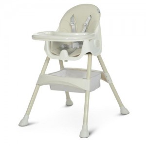 Дитячий стільчик для годування Bambi M 4136-2 Ice Gray сірий
