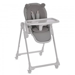 Детский стульчик для кормления EL CAMINO CRYSTAL ME 1037 Bear Gray серый