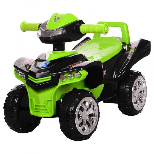 Детская каталка-толокар Квадроцикл Bambi M 3502-2-5 черно-зеленый