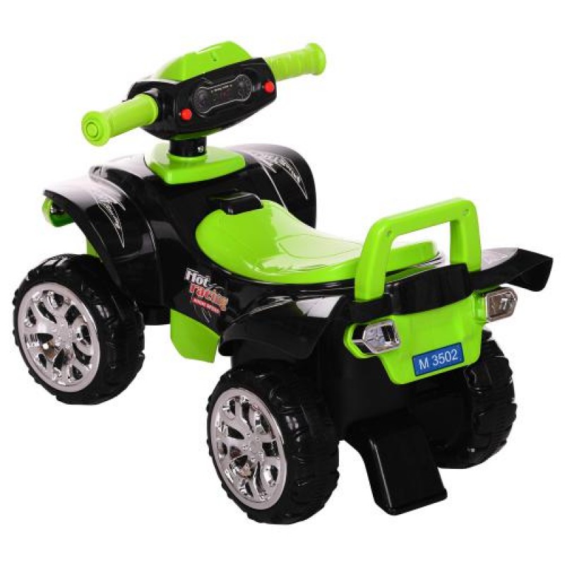 Детская каталка-толокар Квадроцикл Bambi M 3502-2-5 черно-зеленый