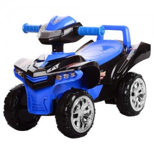 Детская каталка-толокар Квадроцикл Bambi M 3502-2-4 черно-синий