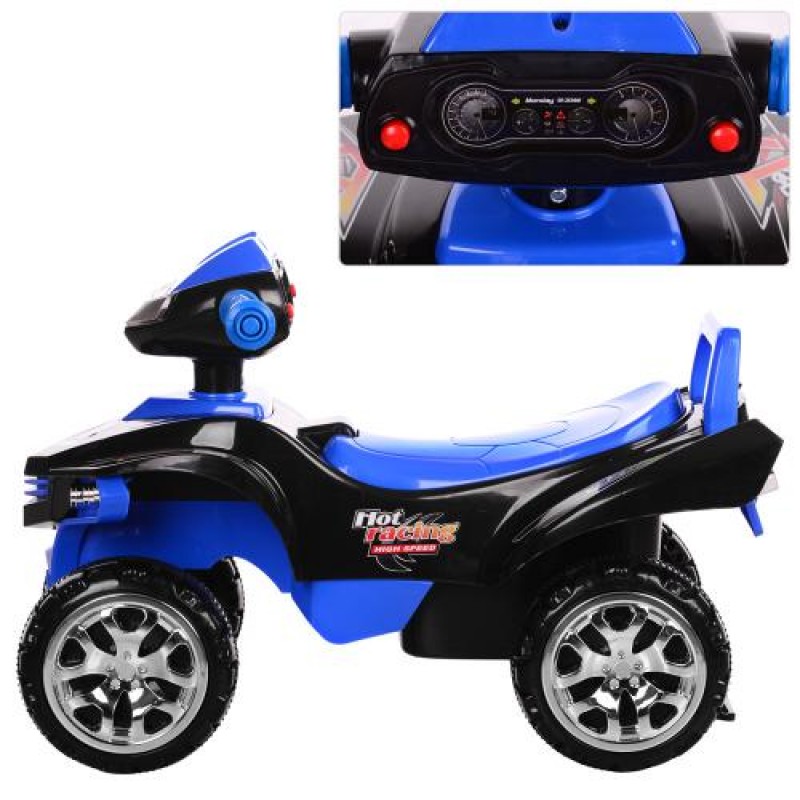 Детская каталка-толокар Квадроцикл Bambi M 3502-2-4 черно-синий