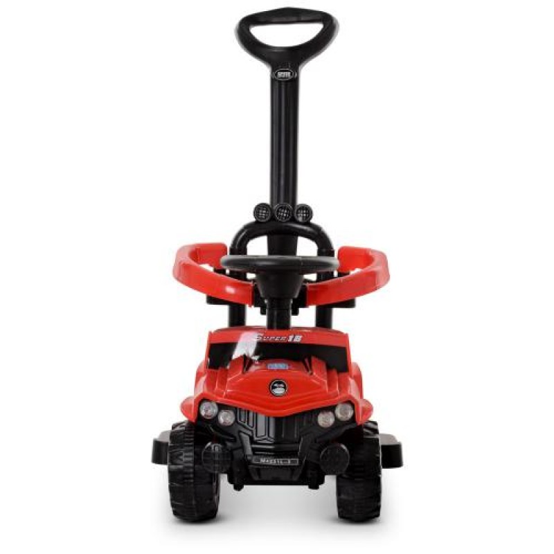 Дитячий толокар з батьківською ручкою Bambi M 4231L-3 червоний