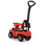 Дитячий толокар з батьківською ручкою Bambi M 4231L-3 червоний
