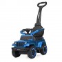 Каталка-толокар з батьківською ручкою Поліція BAMBI M 4288S-12 синій фарбування
