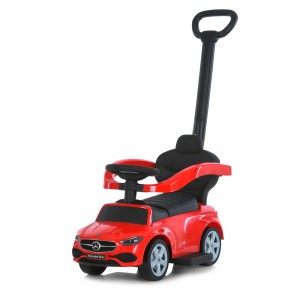 Детская машинка-каталка Мерседес с родительской ручкой 668L-3