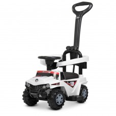 Детский толокар с родительской ручкой Bambi M 4231L-1 белый