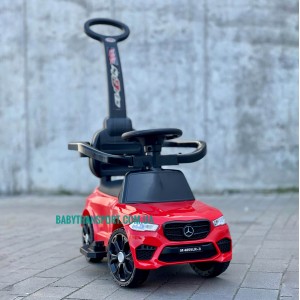 Толокар-електромобіль з батьківською ручкою M 4855LR-3 червоний